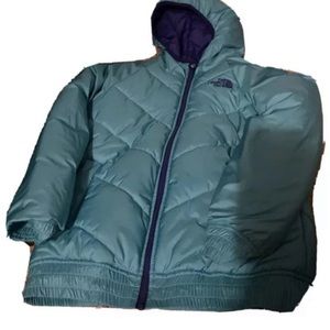 Girls L North face Coat (14/16)